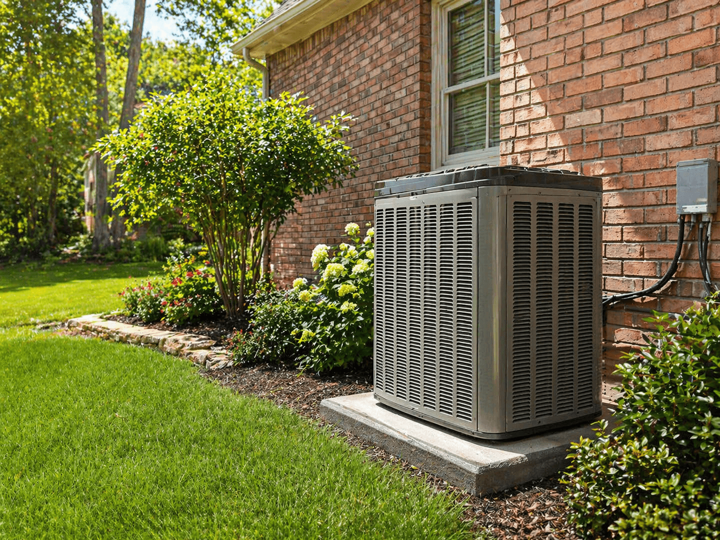 Residential HVAC outdoor unit